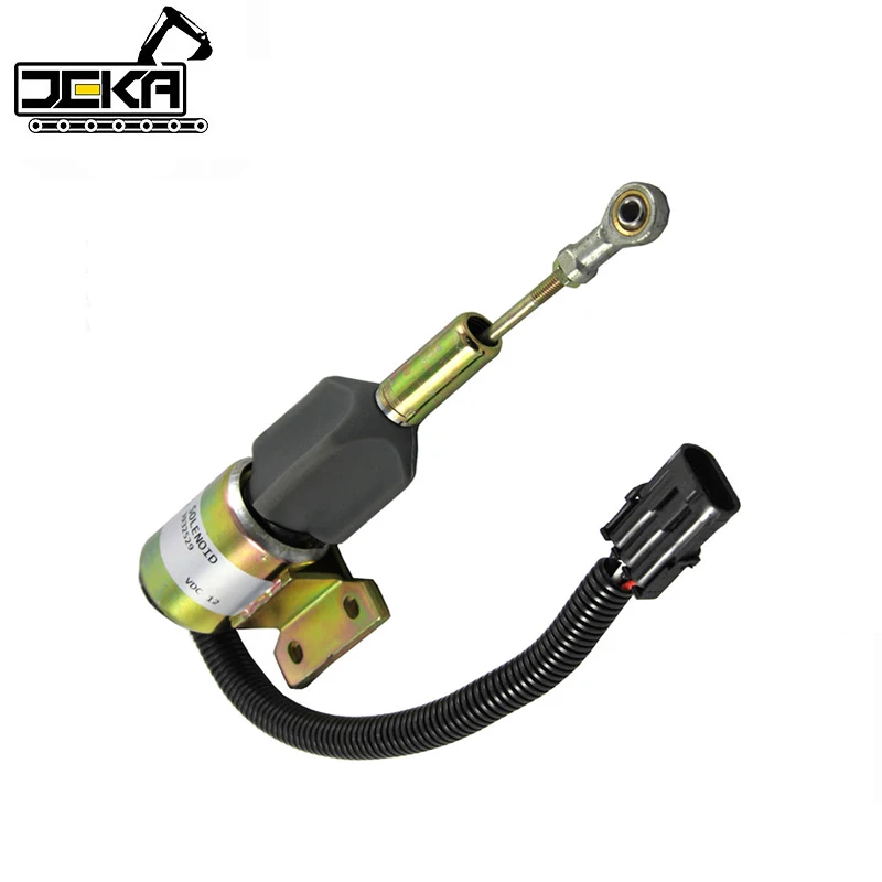 Solenoide Di Arresto Del Carburante 3930658 3932529 3935431 Sa475612 Per Cummins Engine 4Bt 5.9L, 6Bt 5.9L Hyundai R130 R170 Case Ih 12Vdc