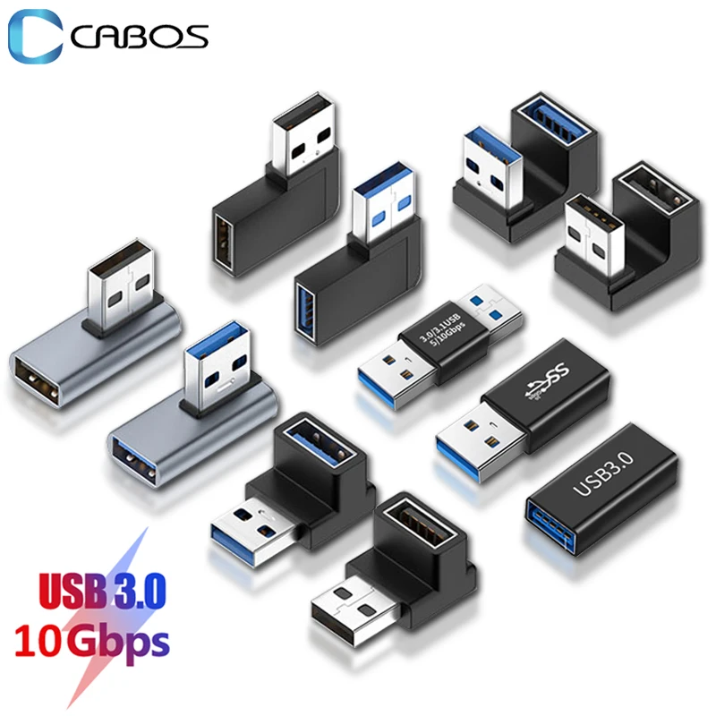 90 degree right angle usb 3 0 extension adapter upward elbow 10gbps usb