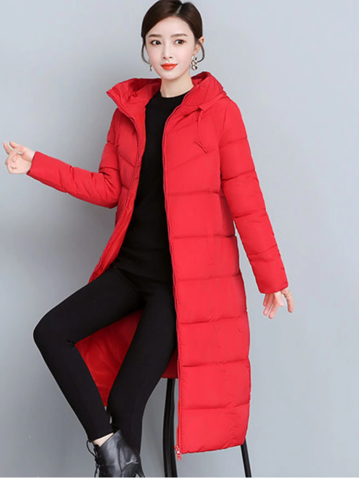 casaco de inverno das mulheres parka longo acolchoado jaqueta calor frete grátis atacado plus size coreano moda magro ajuste jaqueta za novo