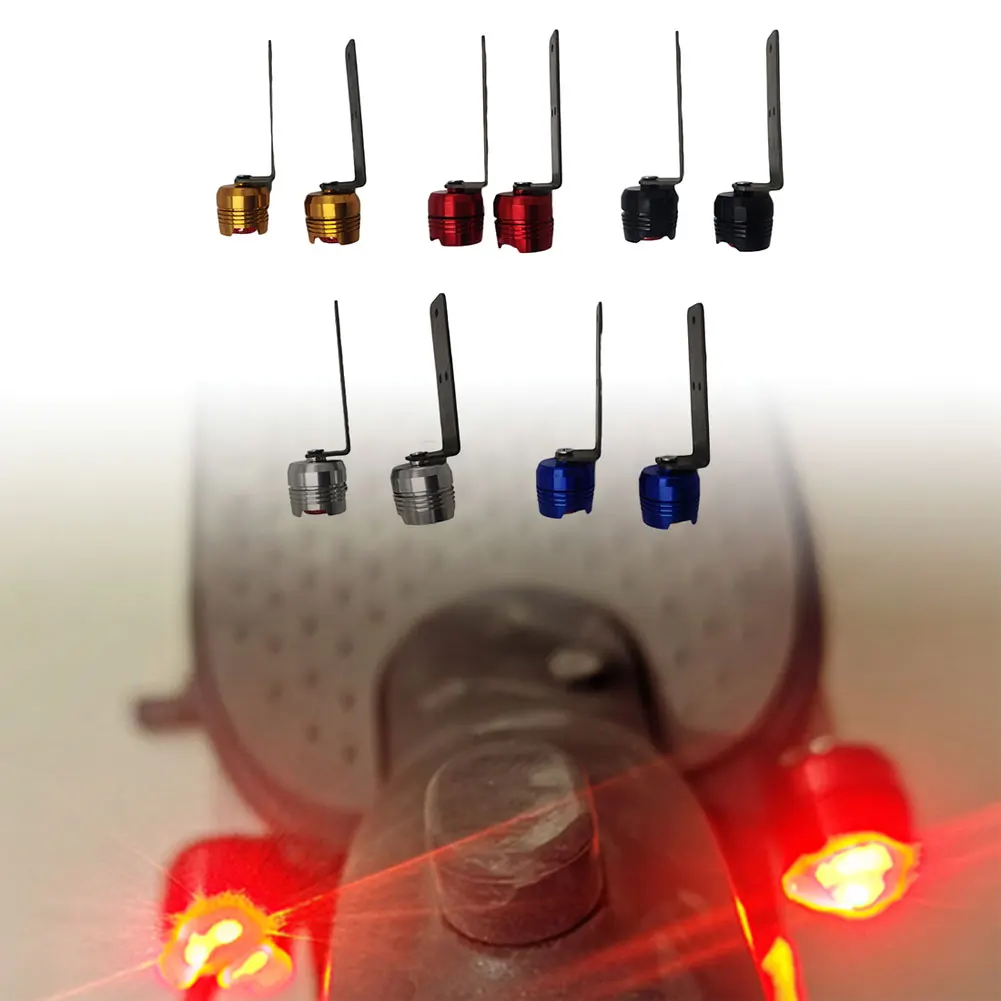 

1 Pair Electric Scooter Taillight Rear Warning Light Lamp For Xiaomi Mijia M365 Black Red Blue Silver Gold Electric Scooter Part