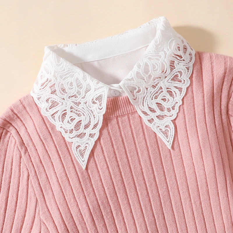 Fake Collar Detachable Collar Shawl Women's Fashion Peach Heart Embroidered Collar Professional Casual Versatile Decoration Chiffon