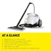 Multi-Purpose Power Steamer Deep Clean Laminate Grout Tile Mirrors Heat-Up in 40 Sec Continuous Steam Attachments Included 2
