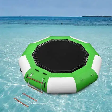 

Free Shipping Free Pump Inflatable Trampoline 2M 3M 4M Customized Logo Water Bouncer For Human Jumping Trampoline