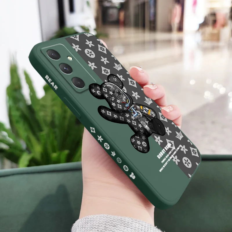 Adorable Bear Printed Phone Case - Cute Protective Cover