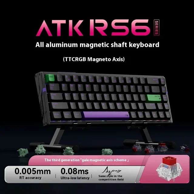 ATK RS6 Ultra Gaming Magnetic Switch Keyboard 0.005MM Rapid