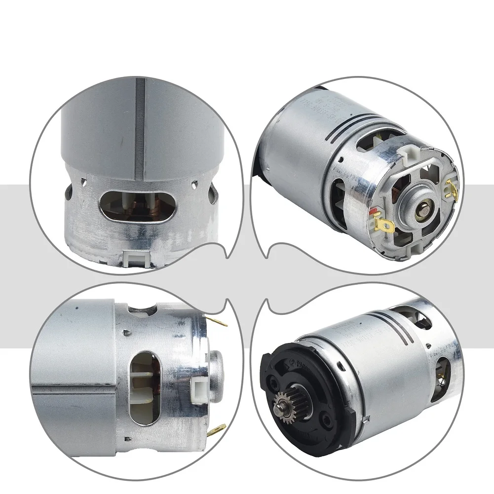 

DC 18V Metal Motor N376649 18 Teeth For Dew DCD776 Cordless Drill Screw Driver, Durable, Precise Manufacturing, Silver