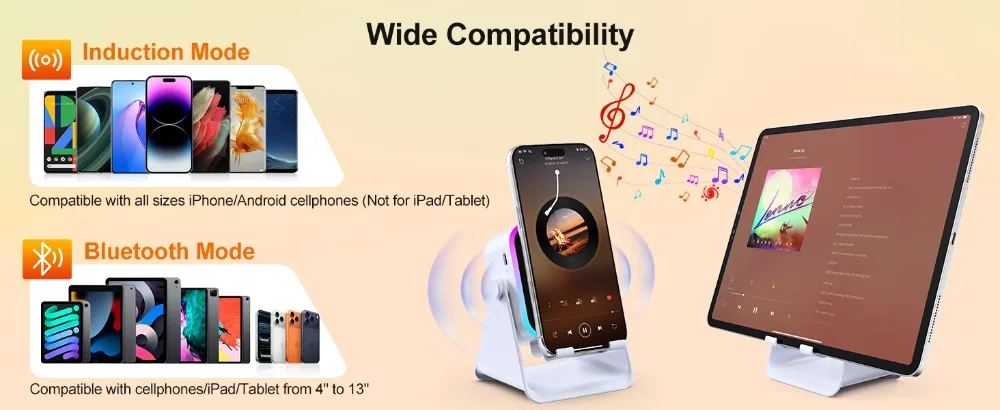 induction bluetooth speaker