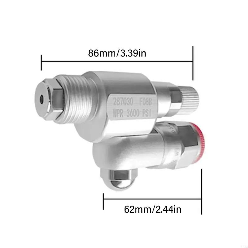 287030 Shut Down Valves Joint Paint Sprayer Adapter 3600PSI Airless Sprays Adapter Joint AntiSpitting Valves 95AA