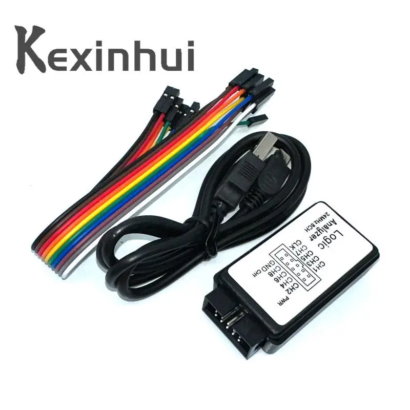 Usb Logic Analyzer 24mhz 8 Channel 24m/seconds Logic Analyzer Debugger