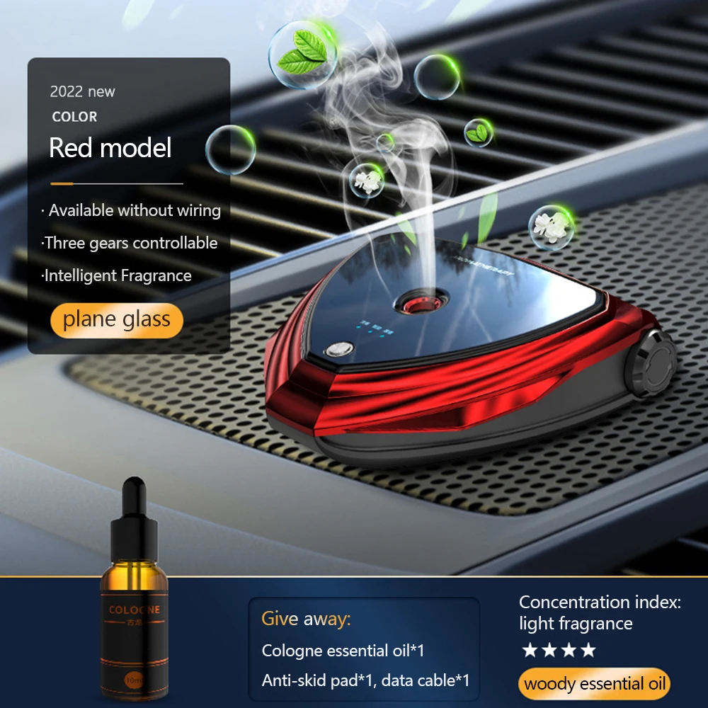 Smart Electric Auto Air Diffuseur Aroma Car Air Vent Humidificateur Huile  Aromathérapie Voiture Assainisseur d'Air Parfum Parfum