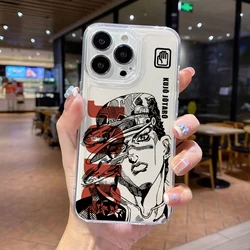 JoJo Bizarre Adventure Soft TPU Transparent Phone Case - iPhone 15 Plus (TKT - 21Y603112T1)