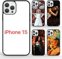 5pcs Sublimation Blank Phone Cover Shockproof printable anti-slip  Rubber TPU Case  iPhone 16 16 pro 16 promax 15 14 13 12 11 1