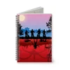 A5 Spiral Notebook Writing Journal - Running UP Friends Eleven Upside Fun Down - Men Women Kids Funny Things Christmas Gifts