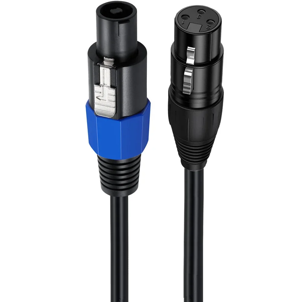 Speakon-XLR ̺  Speak-On Male-3 XLR Male/Female Ȯ DJ PA Gig  ũ ũ 3 