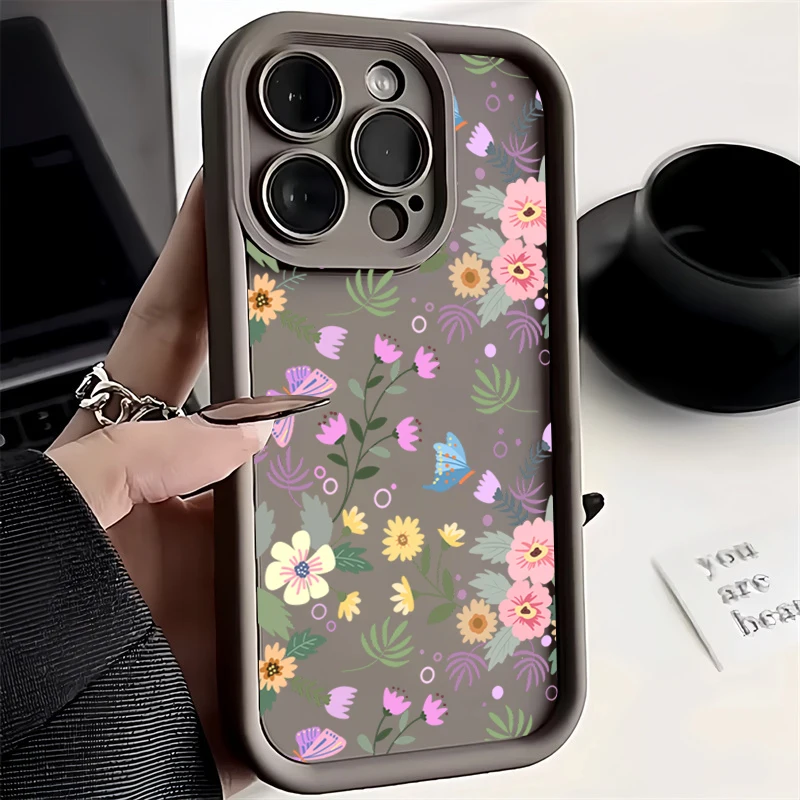 Oil Painting Colorful Flower Phone Case Cover