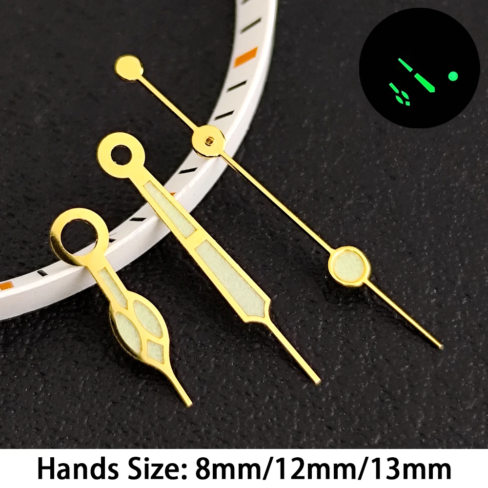 Green Luminous Watch Hands for Mechanical Movements - Replaceable Accessories