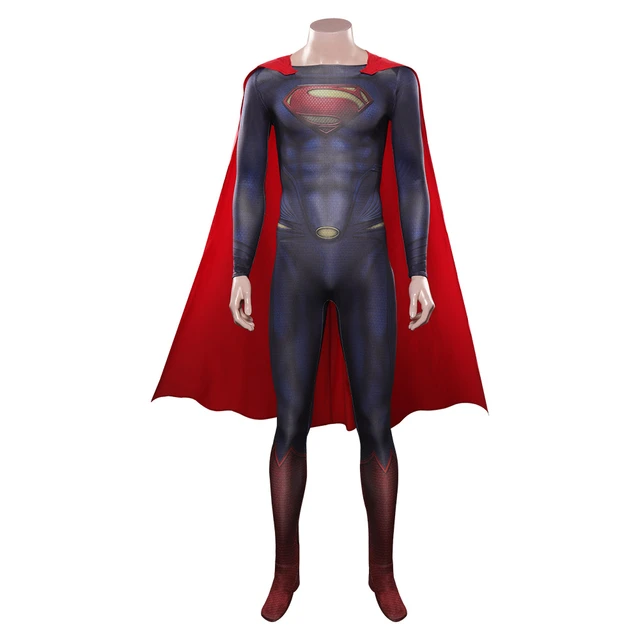 The Man of Steel Cosplay Costume Adults Kids Superhero Suit Halloween  Bodysuit - AliExpress