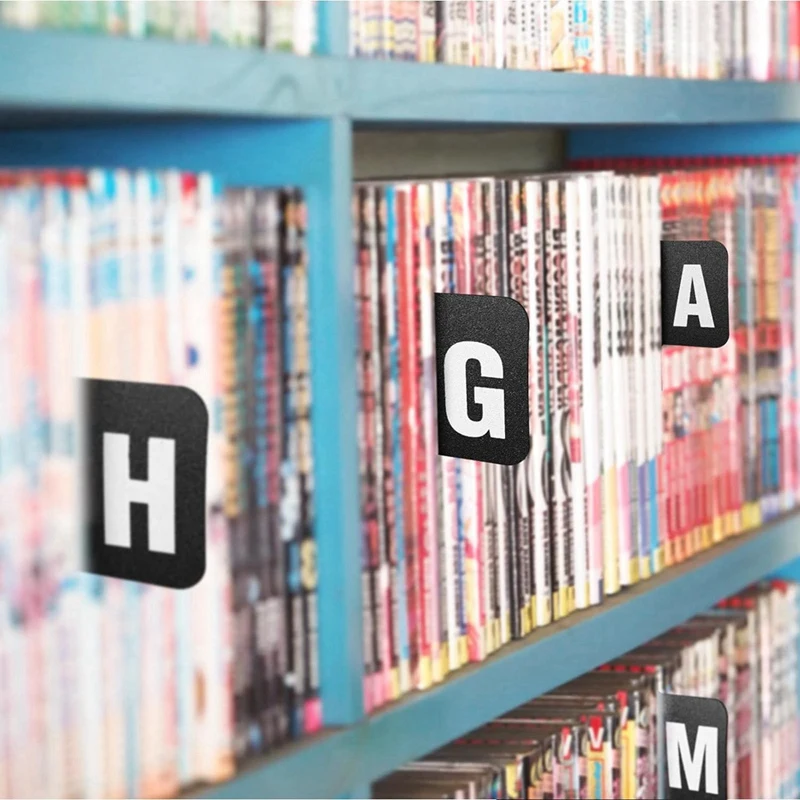 26 Pcs Book Dividers DVD Alphabetical Dividers A-Z Alphabetical Dividers Book Dividers Organizer with Alphabet - 4