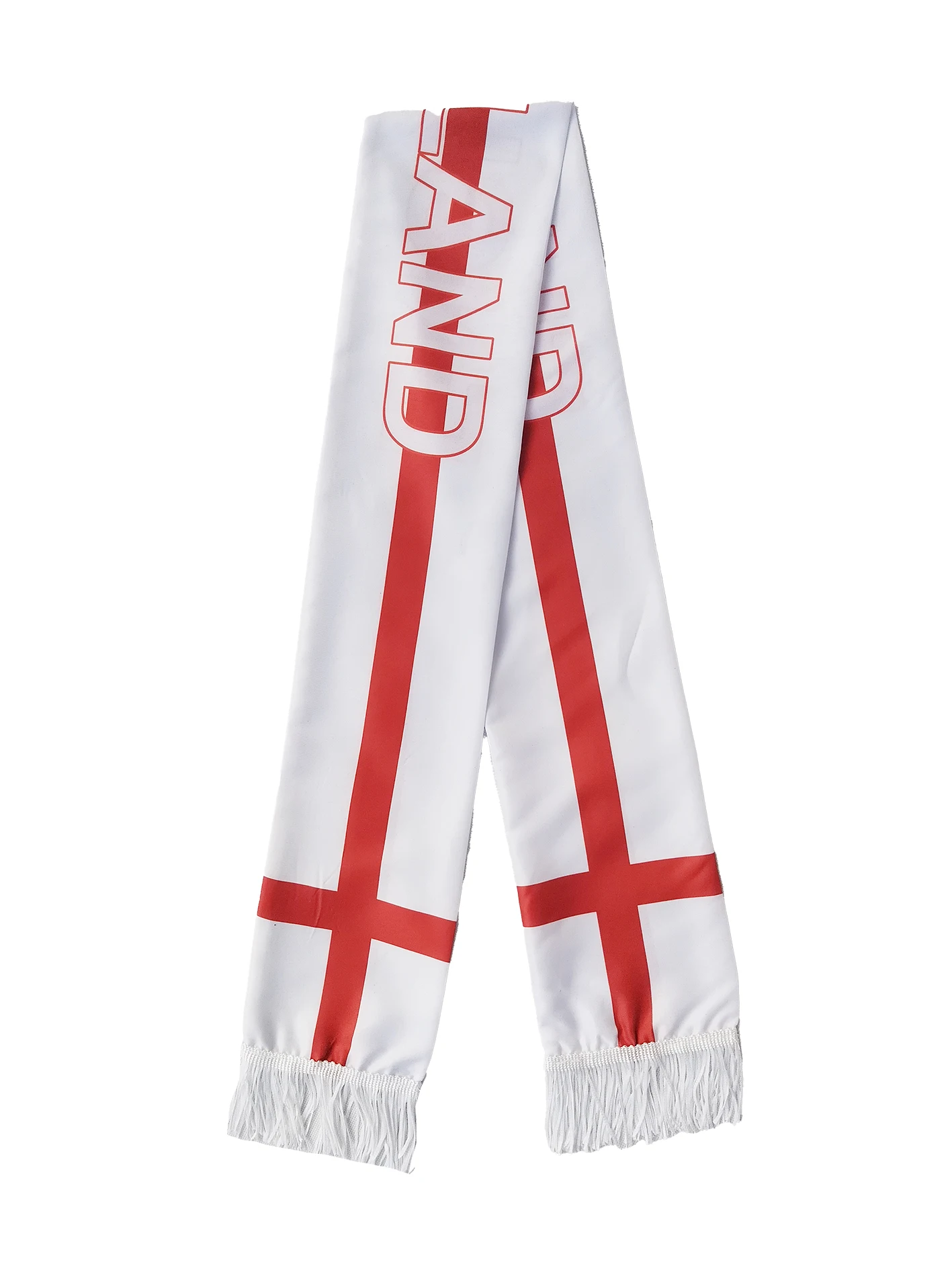 Football Match Fans cheering red cross white Sports scarf-England flag scarf