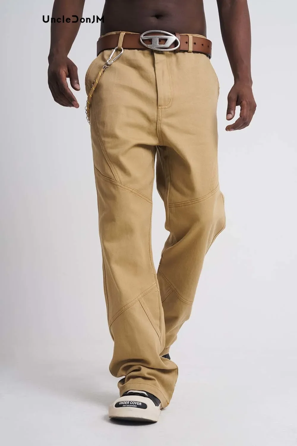 

Clearance Sale Micro-flared Trousers Streetwear Hip Hop Flare Pants Patchwork Cargo Pants Men Harajuku Men Y2k Casual Pants