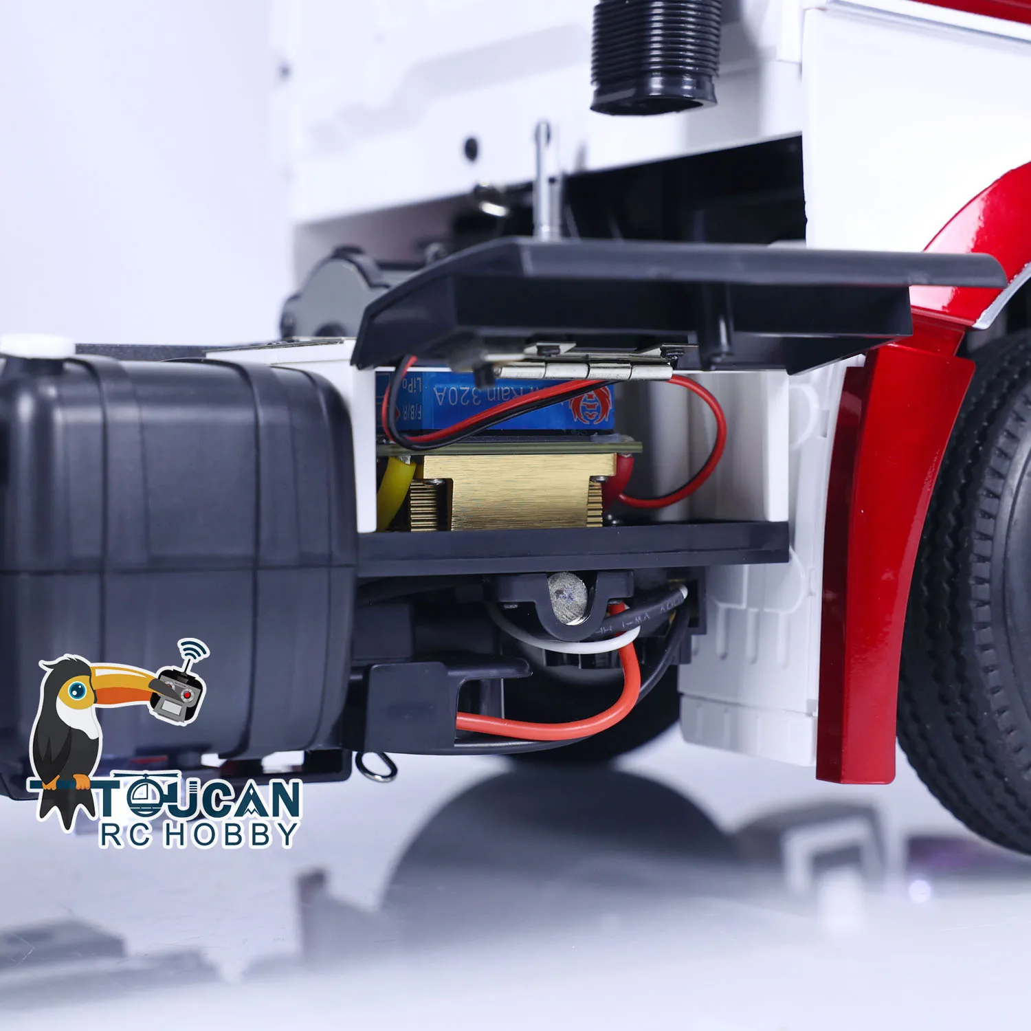 1/14 RC Tractor Truck RTR 6x4 Remote Control Car 3363 Painted Assembled Model Opened Doors Light Sound Toy TOUCAN HOBBY THZH1645 6