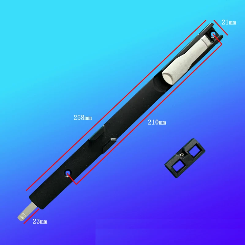 Aluminum Door And Window Lock Buckle Plastic Steel Shield Door Split Type Glass Upper And Lower Concealed Installation Bolt