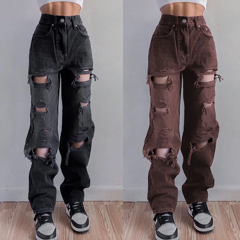 

Large Size Women's Pants 2023 Dongdaemun Korean Clothing Harajuku Fashion Woman Jeans Y2k Aesthetic Denim Overalls Jean Oversize
