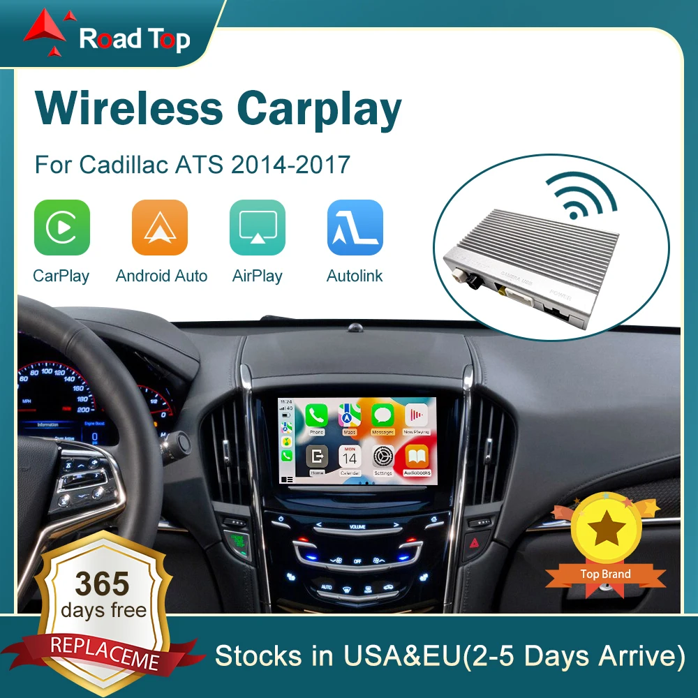 Wireless CarPlay for Cadillac ATS 20142017 XT5 SRX CTS XTS 8" with