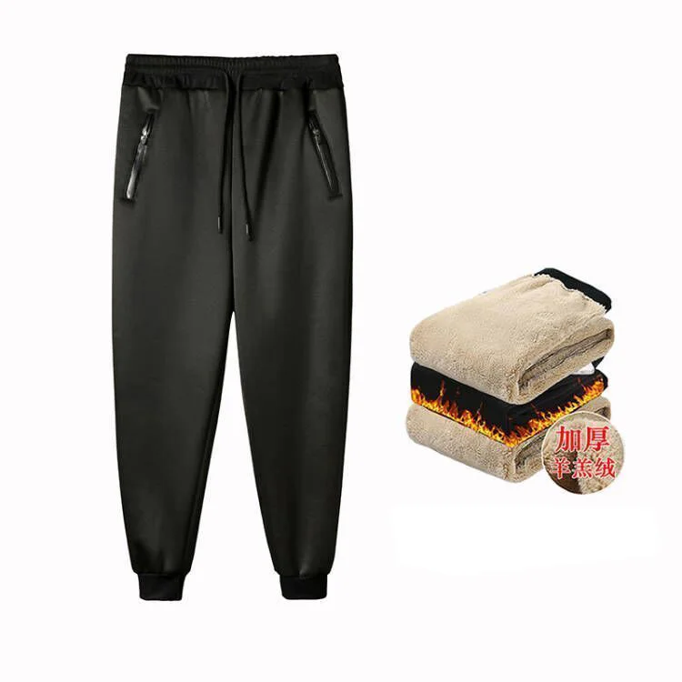 Winter 10XL Oversize Casual Pants Men Thick Warm Men's Trousers Baggy Joggers Pants Outdoor Hiking Working Swearpants Male Man 6