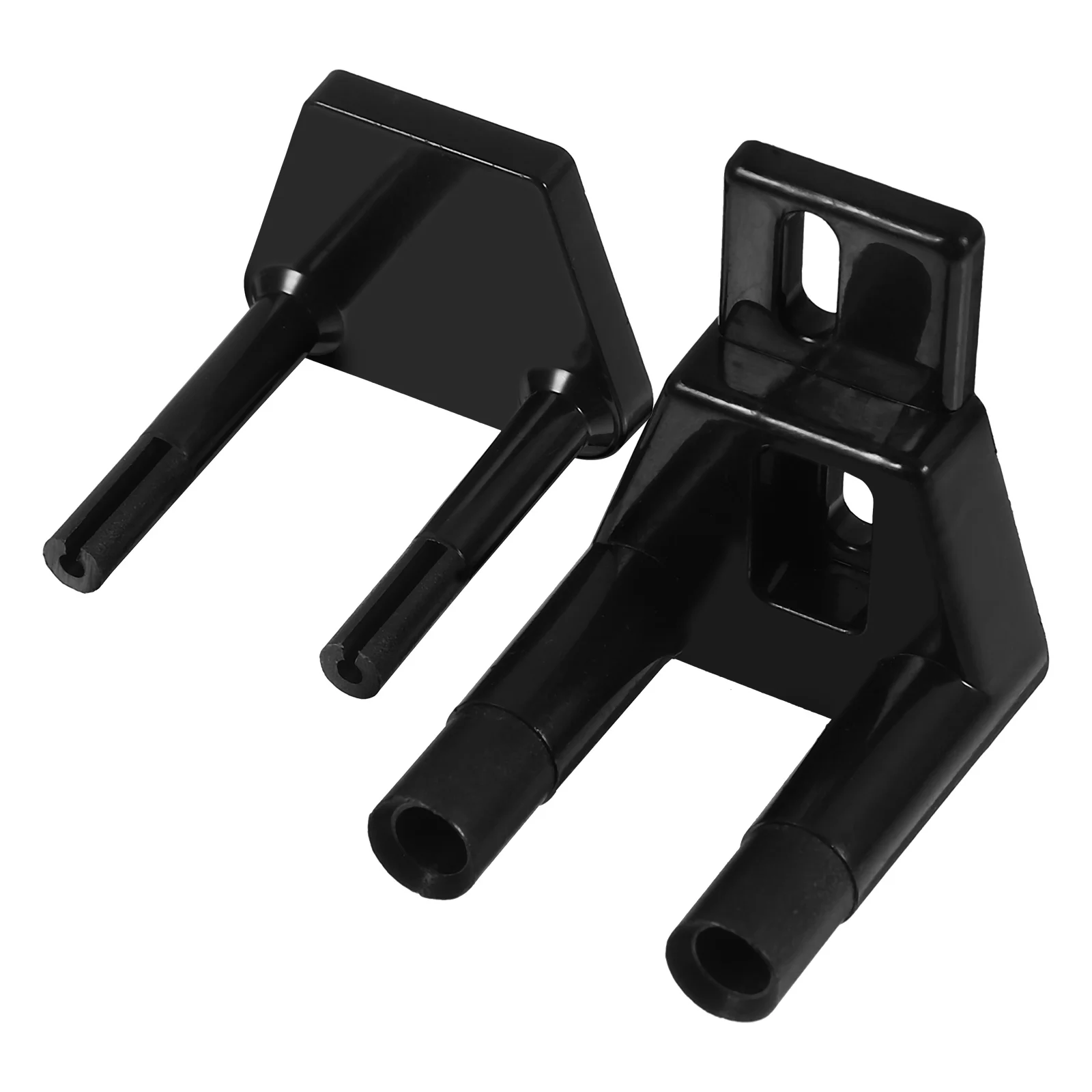 Black Sliding Door Floor Guide Wear Resistant Iron Material Barn Door Bottom Floor Guide Mount Doors