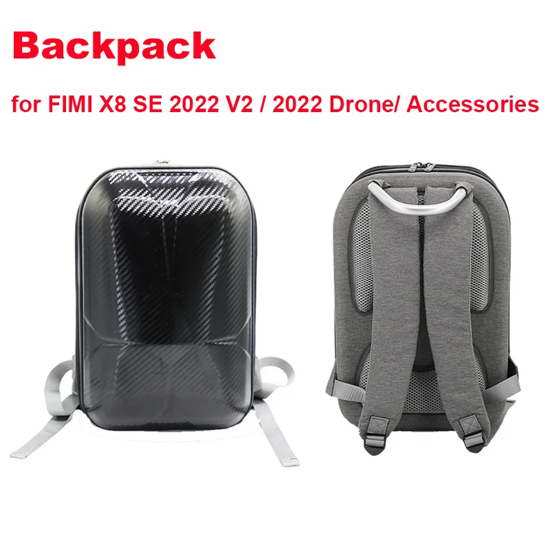 Zaino Impermeabile In Fibra Di Carbonio Per Fimi X8 Se 2022 V2 / 2022 Drone Bag Elegante Drone Storage Fimi X8Se Drone Accessori Borsa