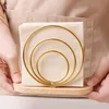Napkin Holder, Countertop Napkin Organizer, Desktop Paper Dispenser with Wood Base, for Restaurants Cocktail Cookouts Bar Decor 6