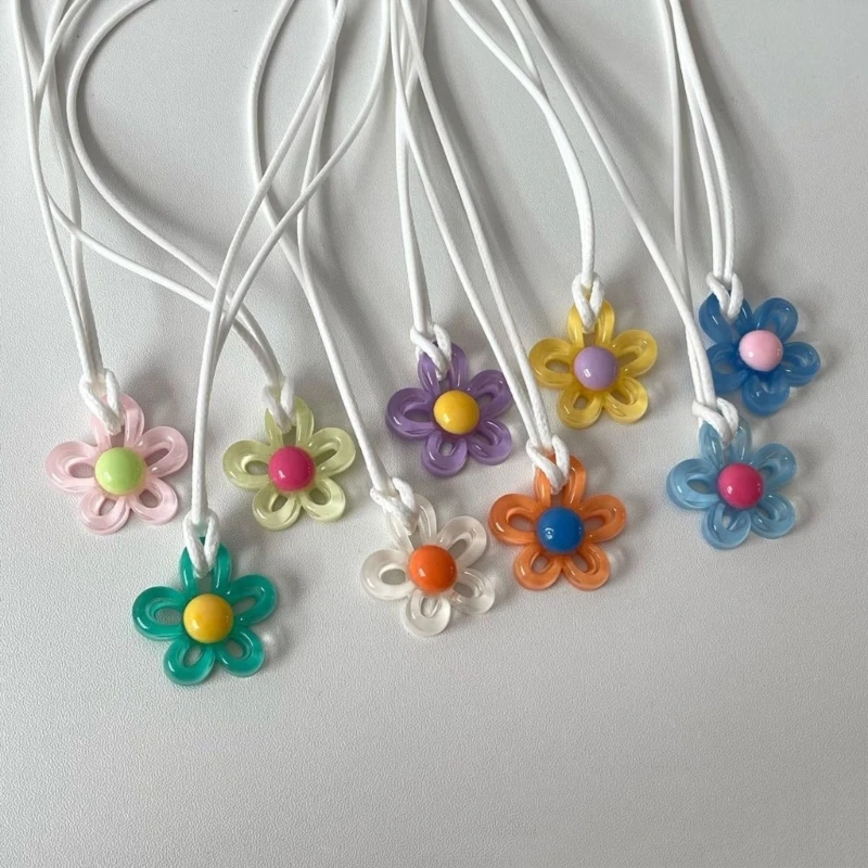  Colorful Flower Pendants DIY Necklace Bracelet Earrings Setting  Pendant for Jewelry Making Findings Vanlentines Gift Jewelry Findings for  Making Jewelry Earrings Bracelets