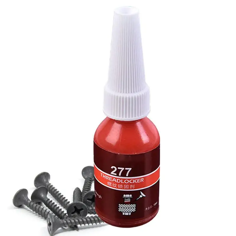 

10ml Red Threadlocker Gel Multifunctional Anti-loosening Sealing Agent High Strength Viscosity Metal Glue For Cars Repair Tool