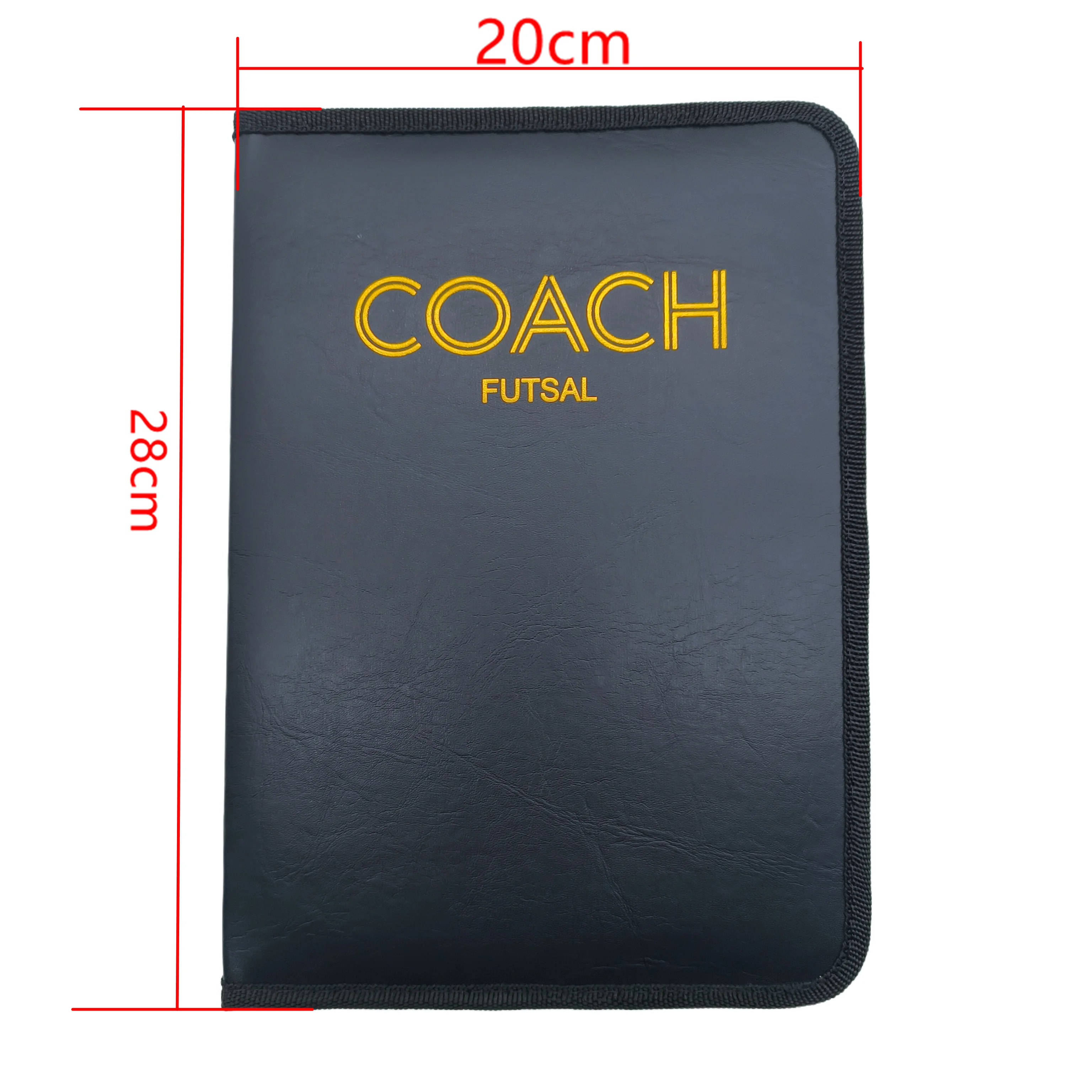 Futsal Coach Board 28x20 Cm Zipper Durable Football Training Aid Visual Strategy FUTSAL Coaching Tool