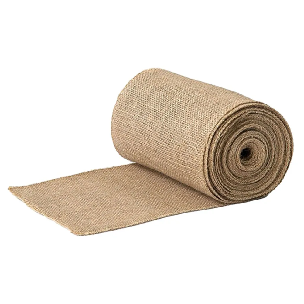 

Stylish and Durable Jute Cloth Table Runner Chinese Retro Classical Design 30*275cm Elevate Your Table Decor