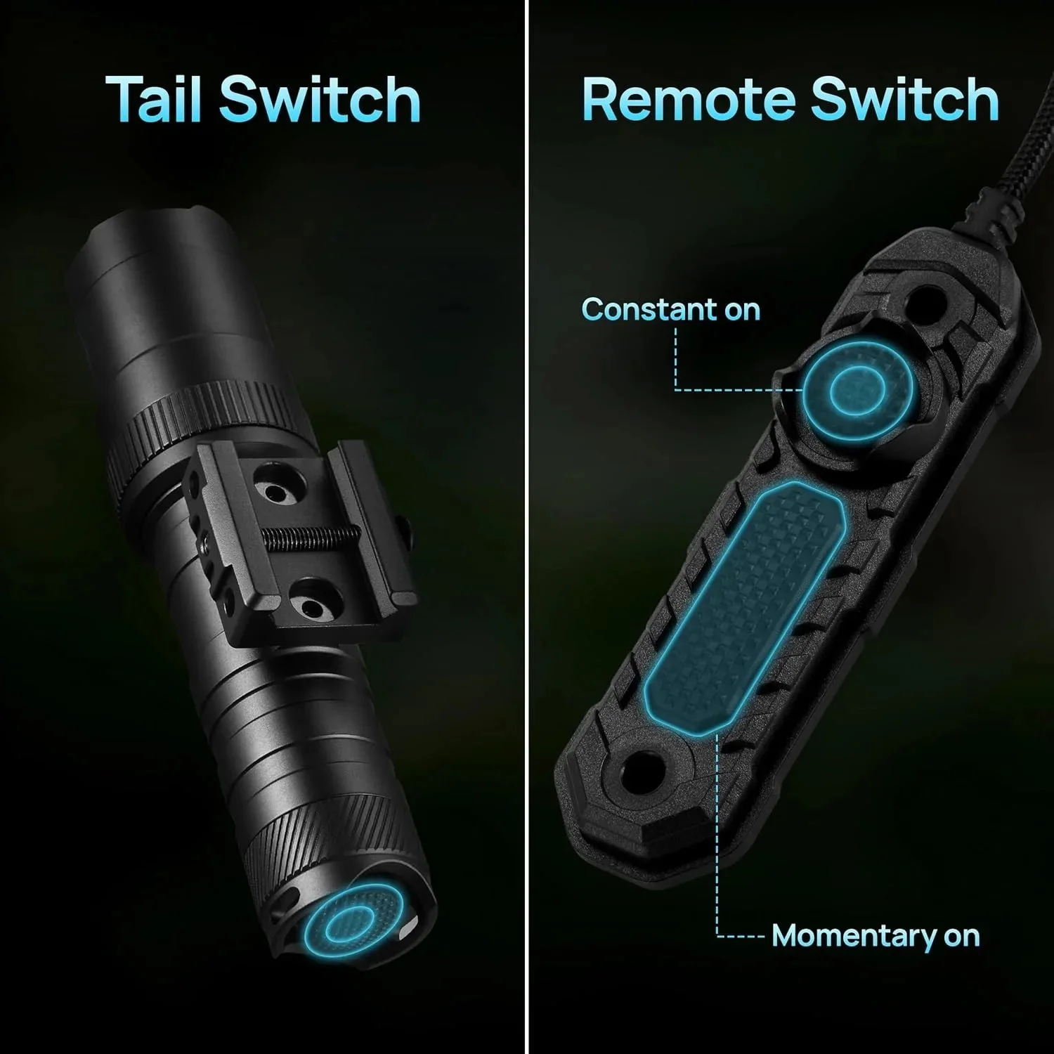 Waterproof Aluminum Tactical Flashlight for Hunting