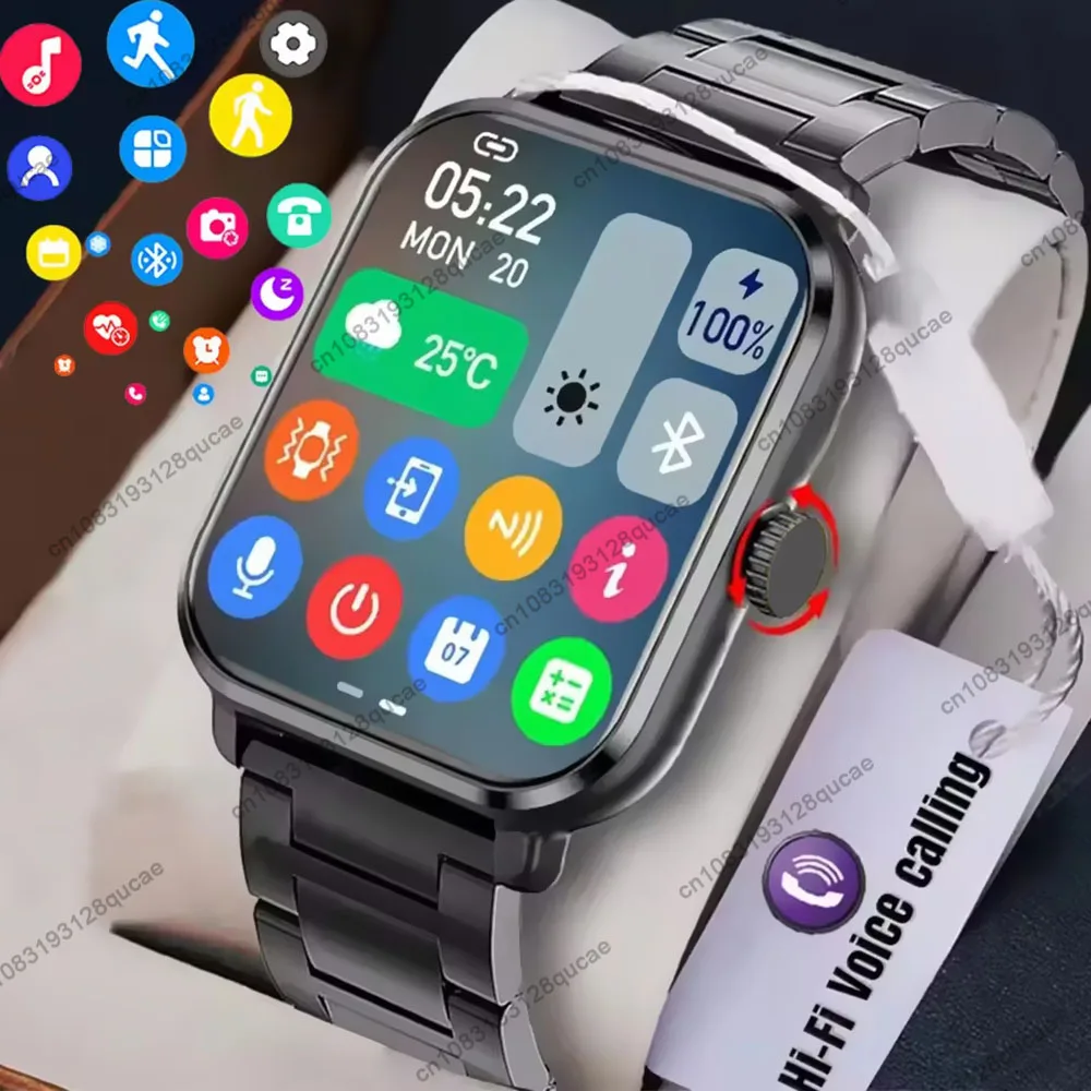 Smart Watch For Android IOS 2.01inch HD Display Bluetooth Call Message Alert Music Sports Mode Men Women Gift