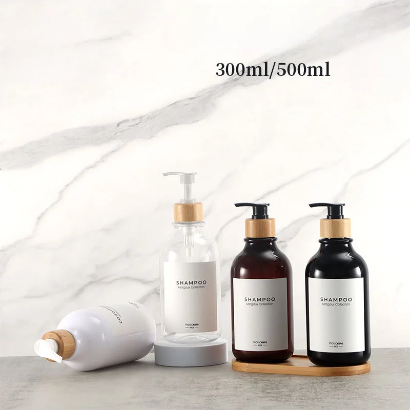 

Refillable Gold Pump Bottle for Hotel Bathroom Shampoo Shower Gel Dispenser Soap Bottle Lotion Storage Container