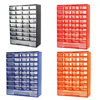 Drawer Storage Cabinet Organizer Container with 33 Compartment Tool Box Garage Organization for Scrapbook Small Items Jewelry 1