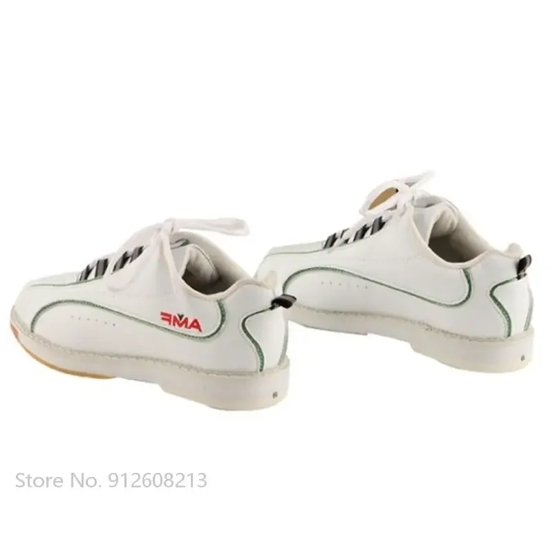 Women Men Indoor Non-Slippery Bowling Shoes Unisex Cushioning Casual Bowling Trainers Lace Up Breathable Sports Footwear 35-46