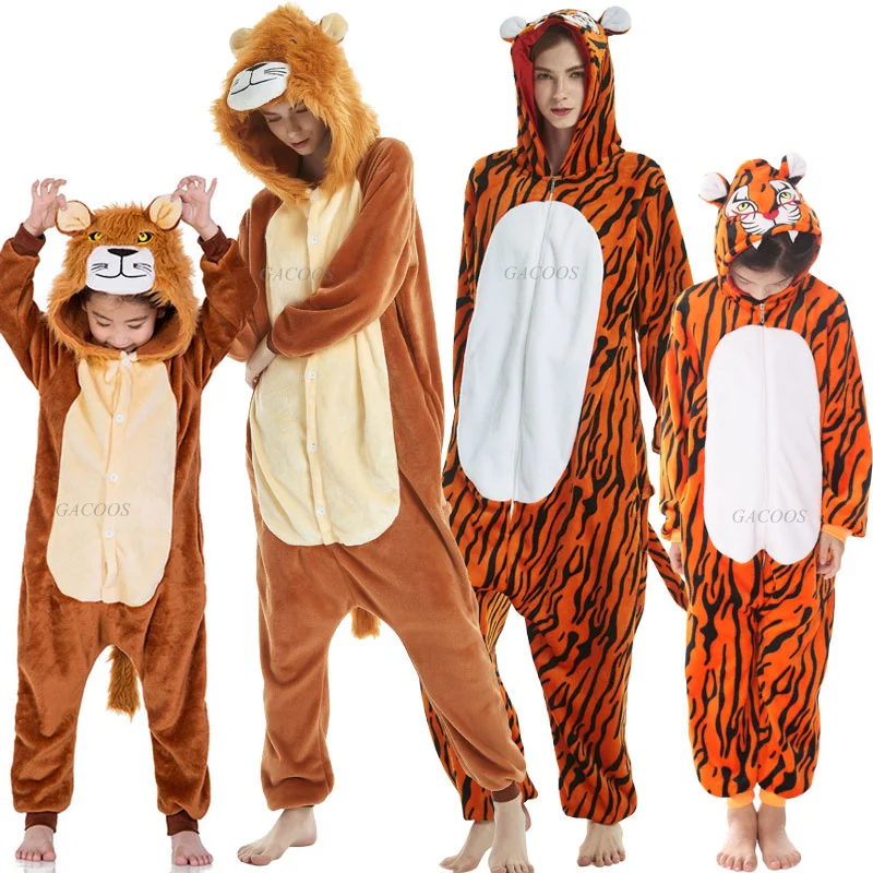 Animal Unicorn Pajamas Adults Winter Sleepwear Kigurumi Wolf Dog Panda Pyjamas Women Onesie Anime Costumes Flannel Jumpsuit kigurumi pajamas onesies cosplay pajamas onesies flannel pajamas onesies