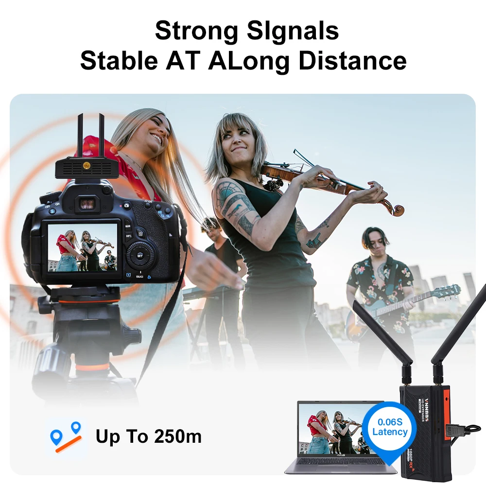 VNNBBS   ۽ű  ű, 250m 1080P  ͽٴ,  ƿ IR  , DSLR TV