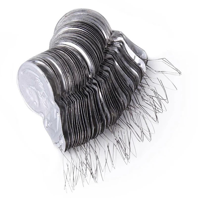 

Stitch Insertion Needle Threader Tools Wire 100pcs Aluminum DIY Hand Sewing Lead Loop Manual Threader Convenient
