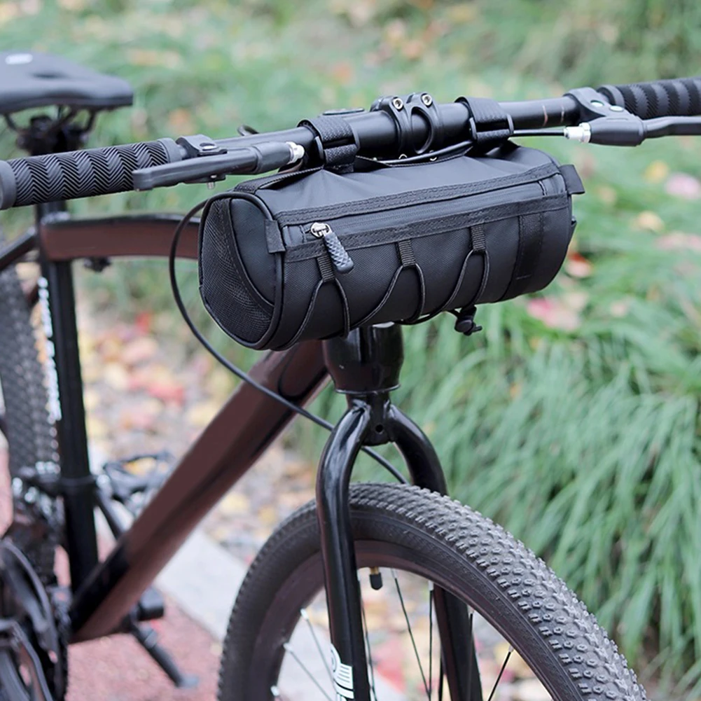  Wakauto - Bolsa para manillar de bicicleta, impermeable, bolsa  de almacenamiento impermeable para bicicleta : Deportes y Actividades al  Aire Libre