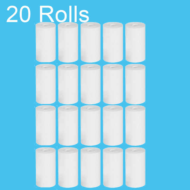 57*30mm Thermal Paper White Children Camera Instant Print Kids Camera Printing Paper Replacement Accessories Parts