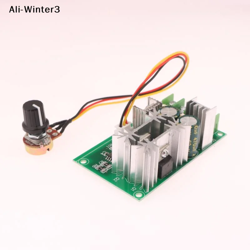 【WR】1 세트 PWM 모터 속도 컨트롤러 20A 전류 조절기 DC10-60V DC 모터 속도 조절기 24V 36V 48V 고전력 드라이브 모듈