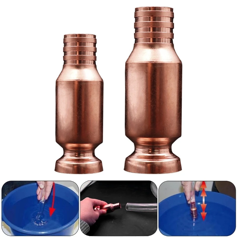 Wearproof Jiggler Express Shaker Siphon Self-Priming 15/19mm Copper Pump Head Self Priming Hose Nozzle self priming pump head