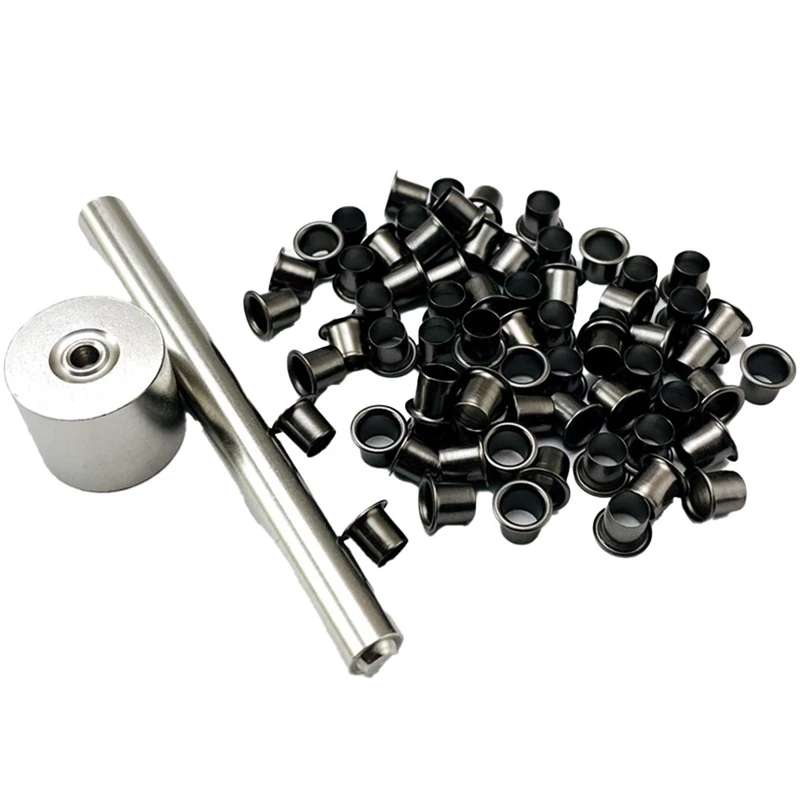K-Sheath Eyelet Rivets Installation Fix Tools Replacement 7.5MM Kydex Sheath Scabbards Eyelets Buckle Nail Pin 100Pcs eyelet rivet tools
