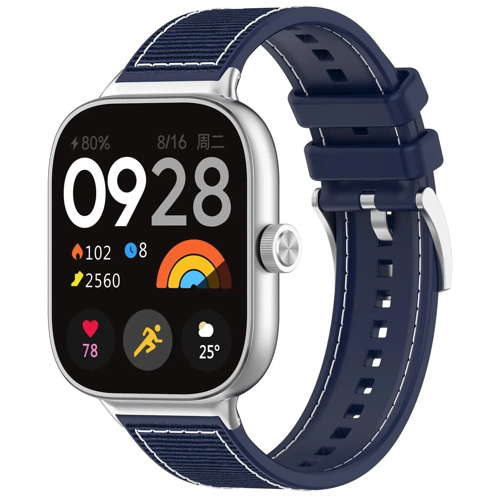 Enhanced Sports Strap Silicone Nylon Wristband Bracelet